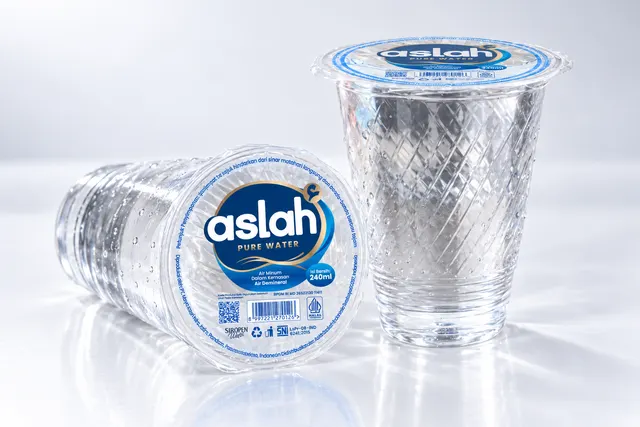 Gelas 240 ml Aslah Pure Water